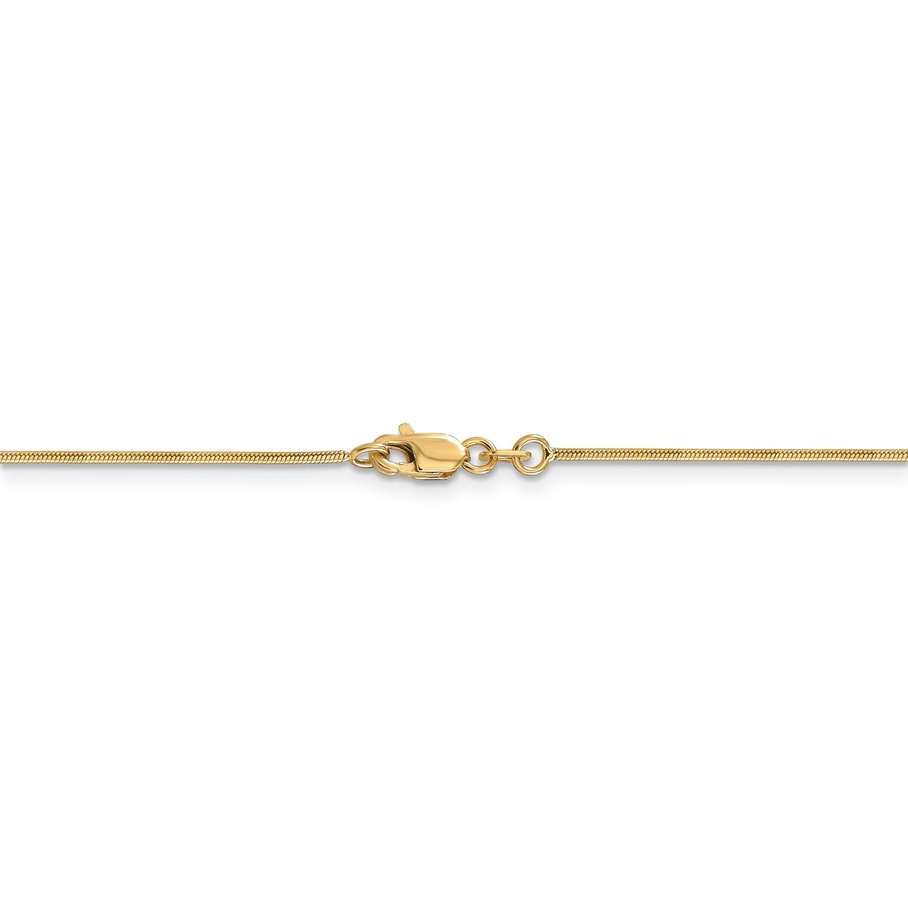 14k .90mm Round Snake Chain-2