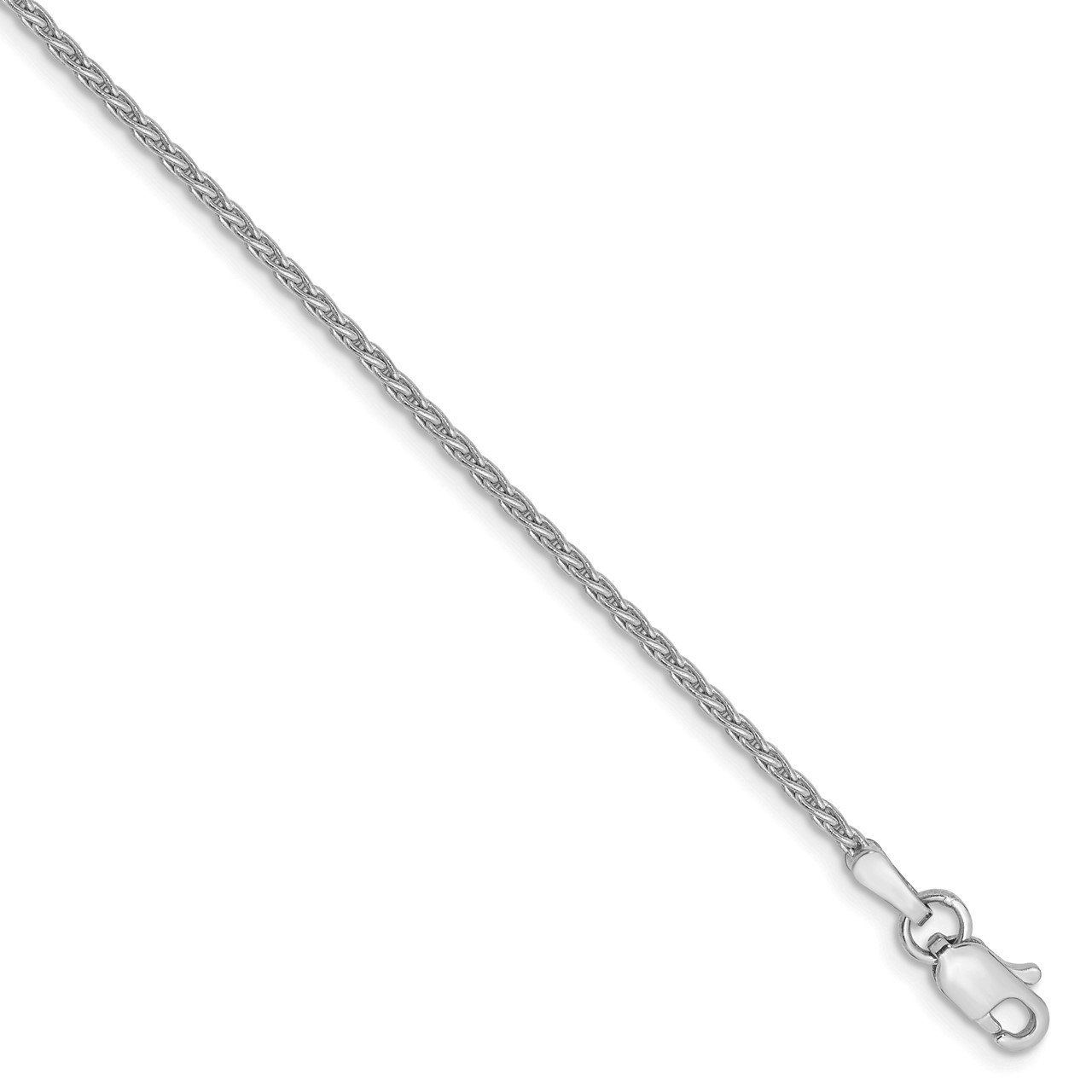 14k WG 1.5mm Parisian Wheat Chain