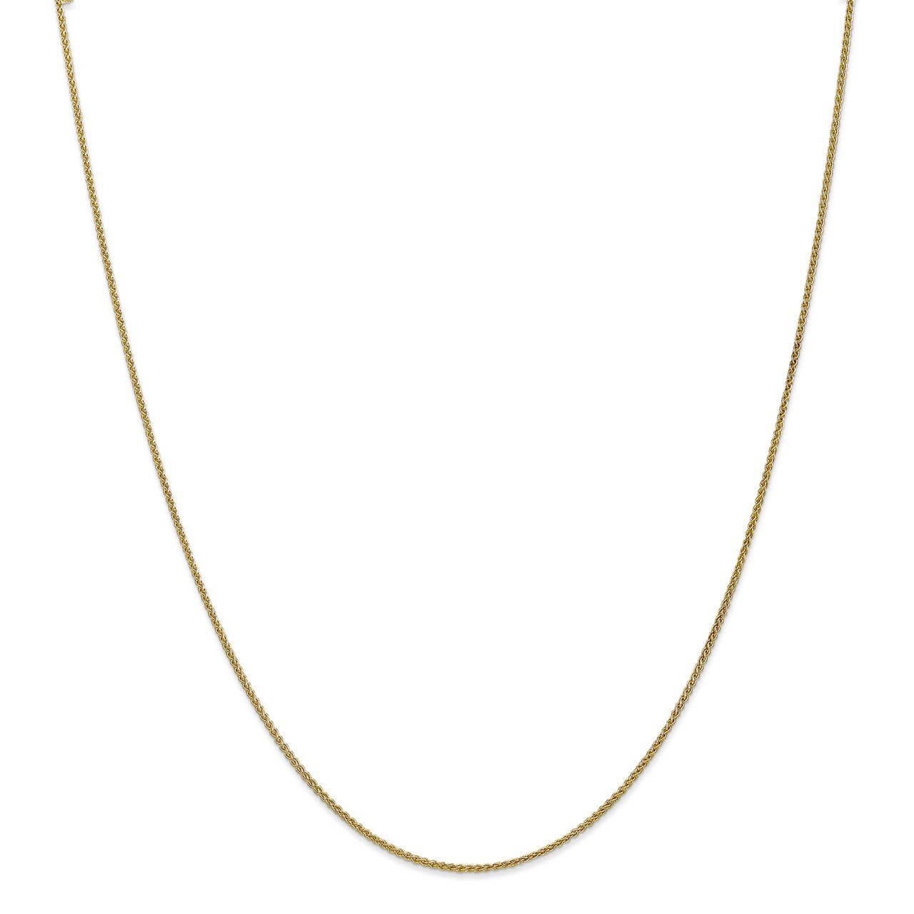 10k 1.25mm Spiga Chain Anklet