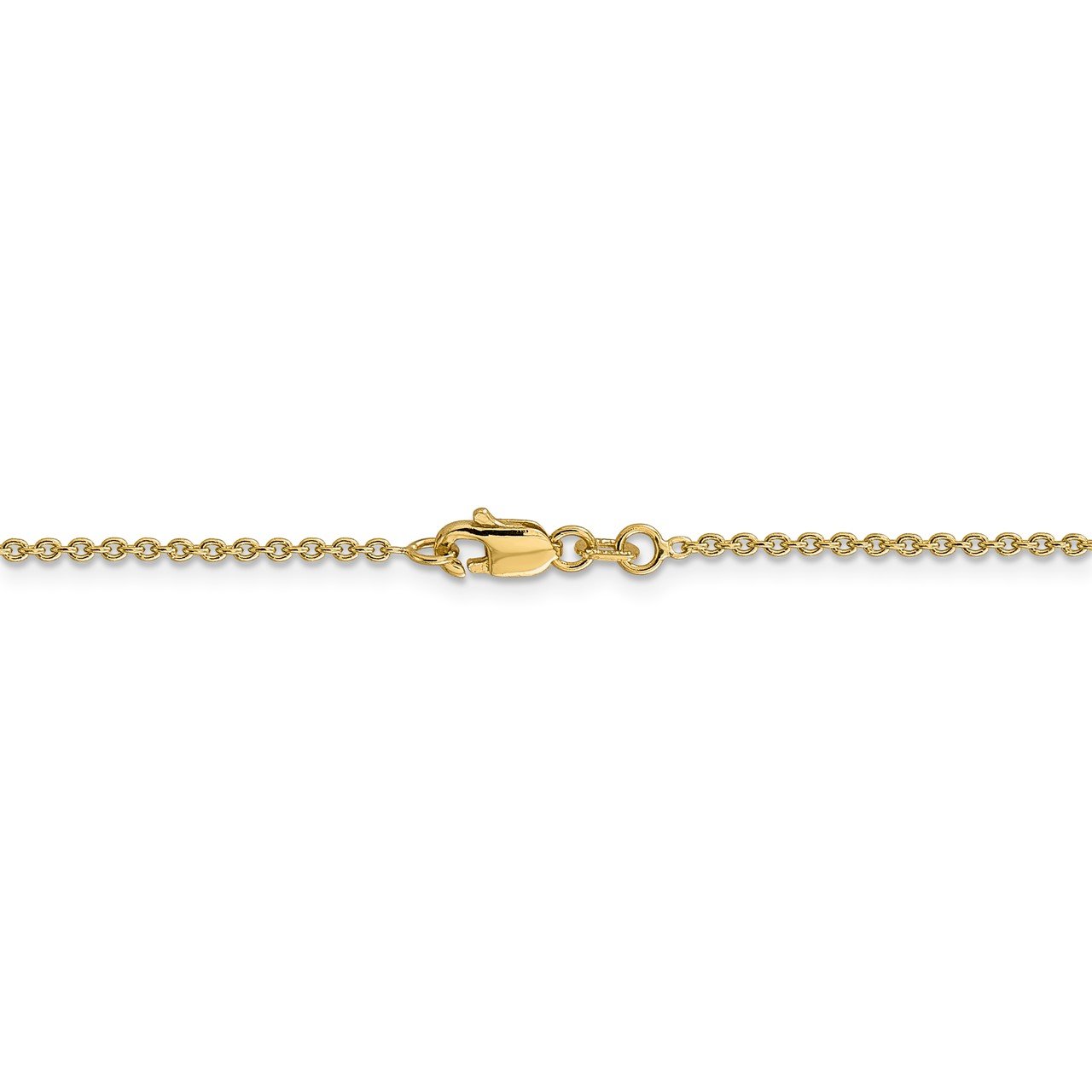 14k 1.4mm Solid Polished Cable Chain-2