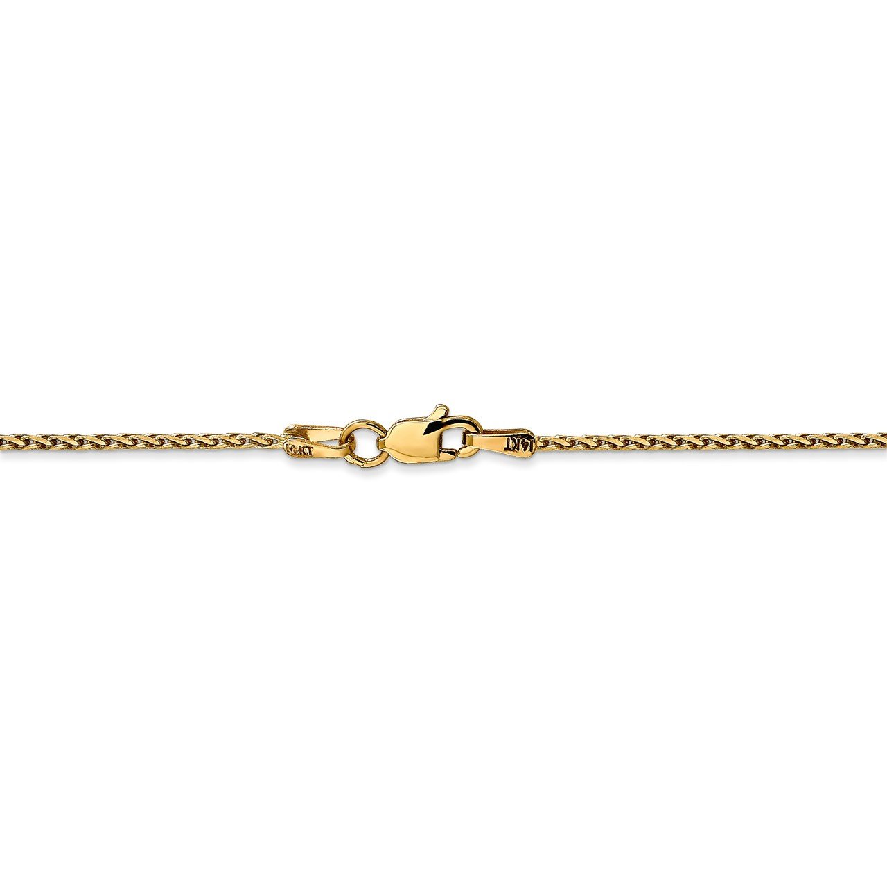 14K 1.5mm Parisian D/C Wheat Chain-2