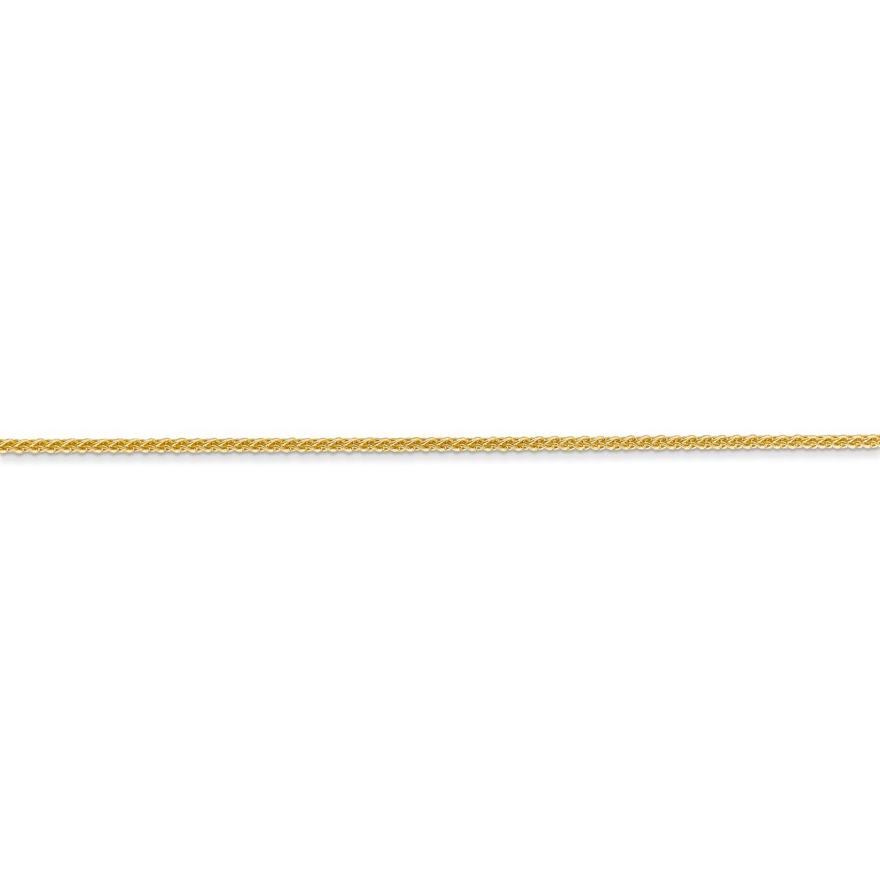 14k 1mm Solid Polished Spiga Chain-1