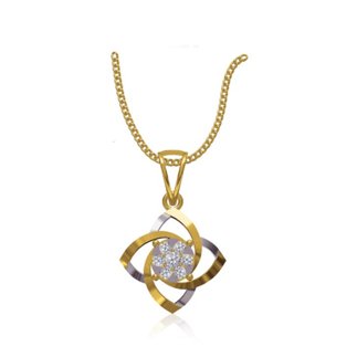 14k Yellow Gold 0.195 Ct. Diamond Pendant