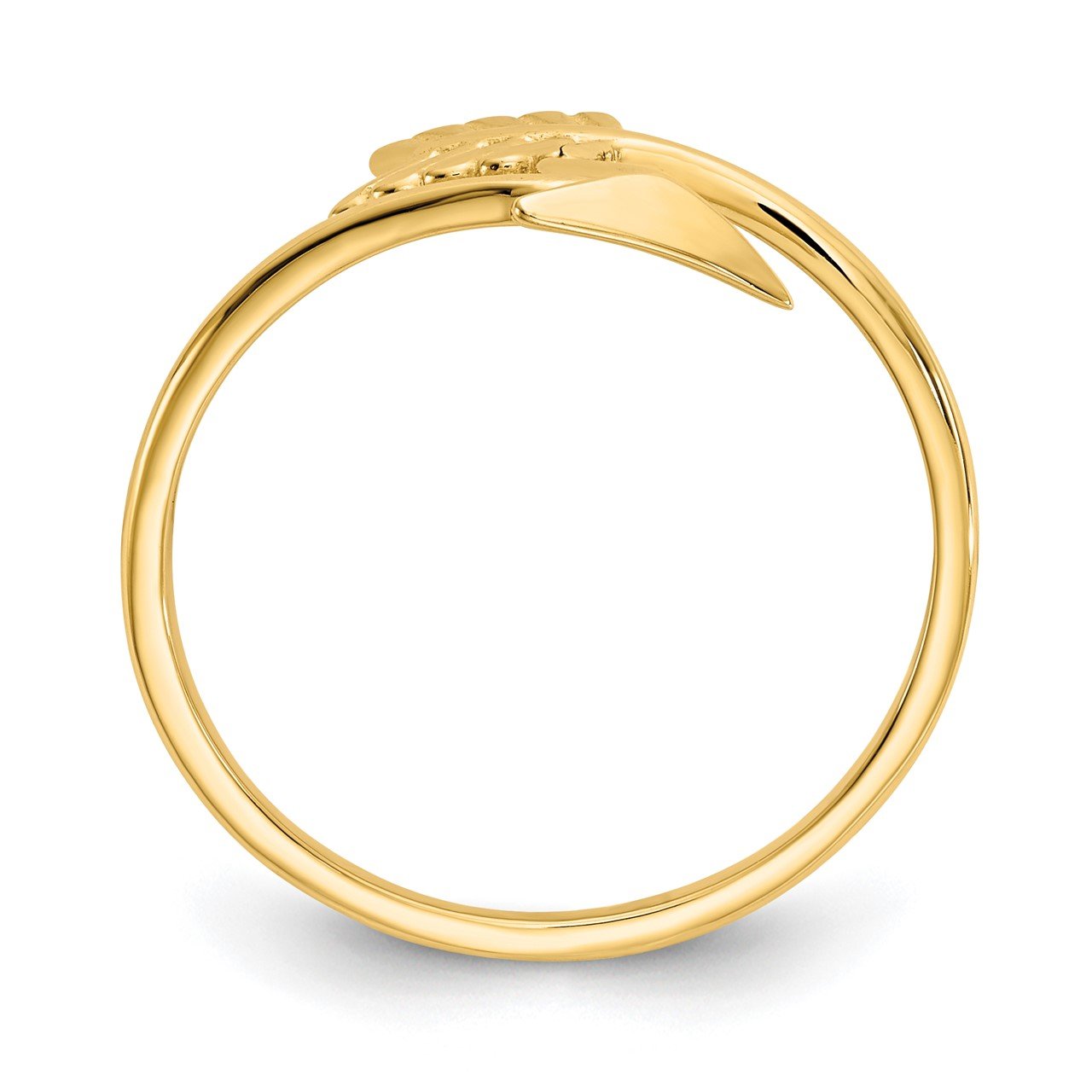 14K Polished Arrow Ring-1