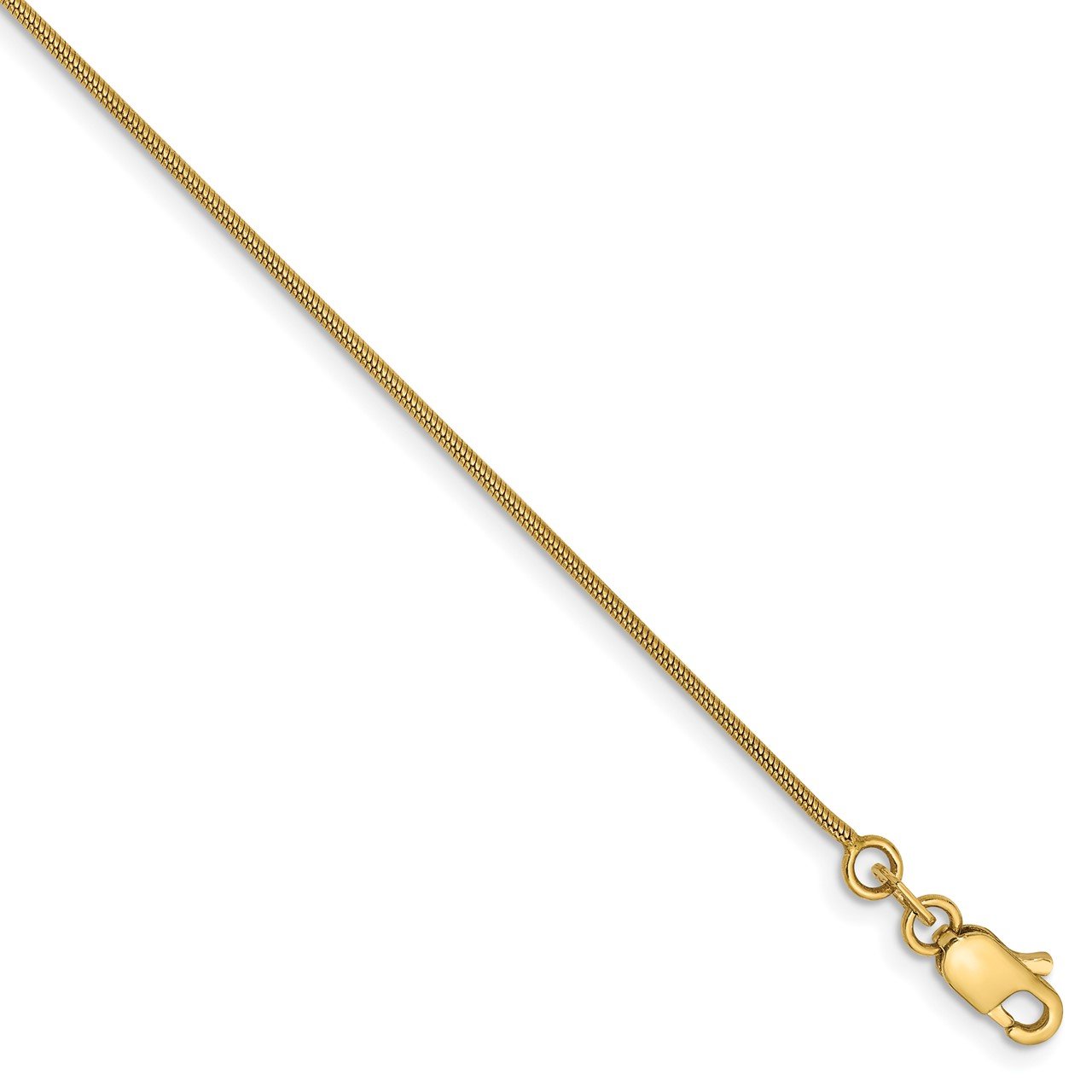 14k .90mm Round Snake Chain