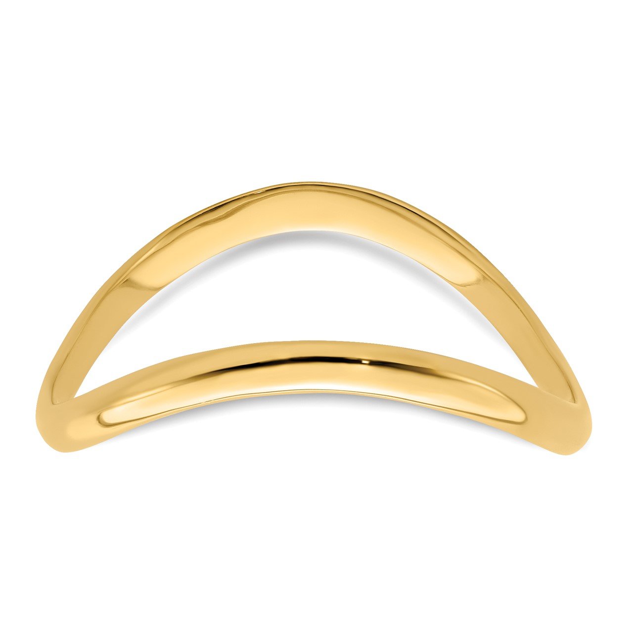 14K Wave Fashion Thumb Ring-5