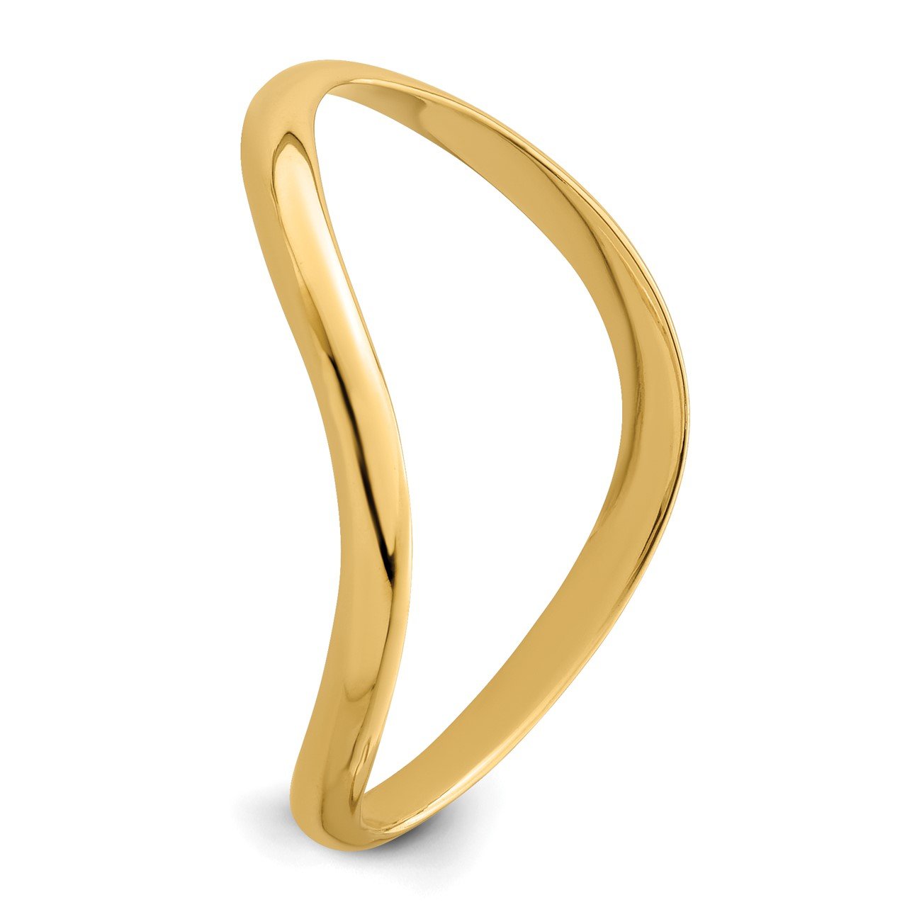 14K Wave Fashion Thumb Ring-6