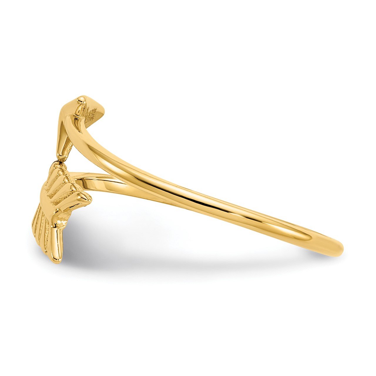 14K Polished Arrow Ring-2