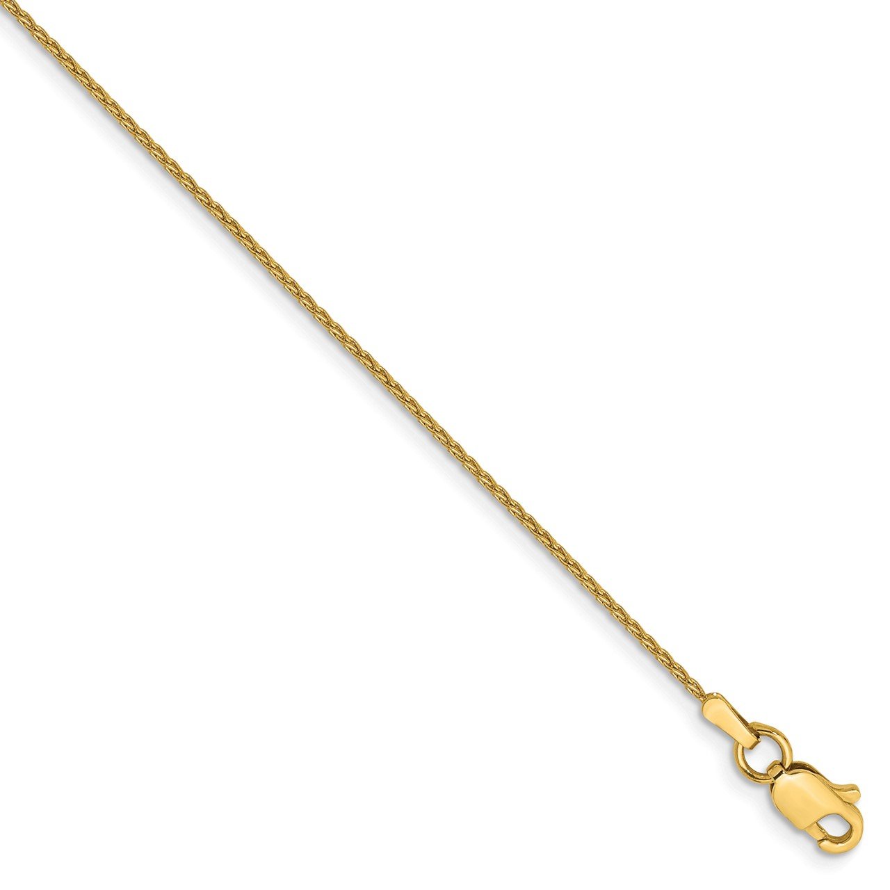 14k 1mm Parisian Wheat Chain