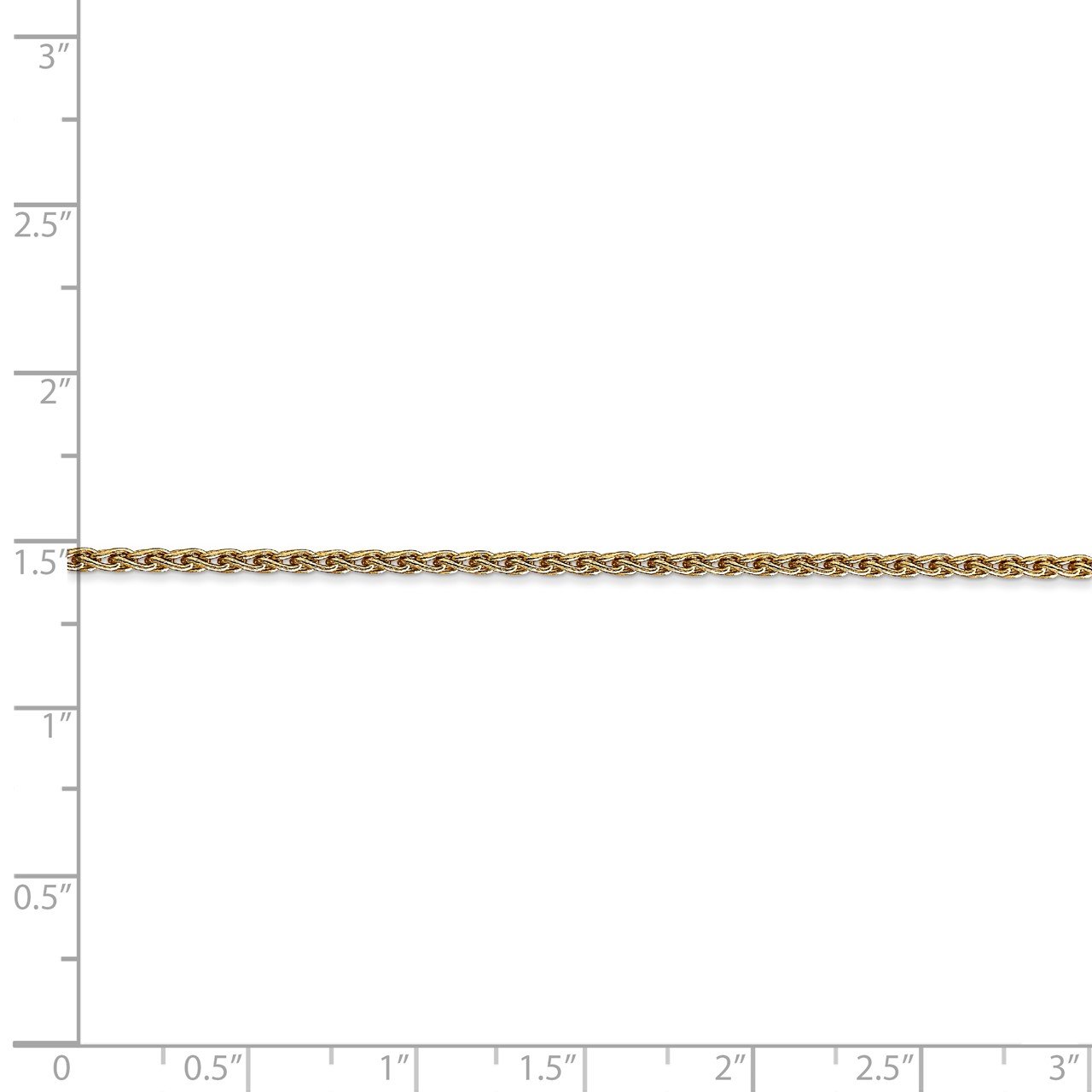 14k 1.75mm Parisian Wheat Chain-3