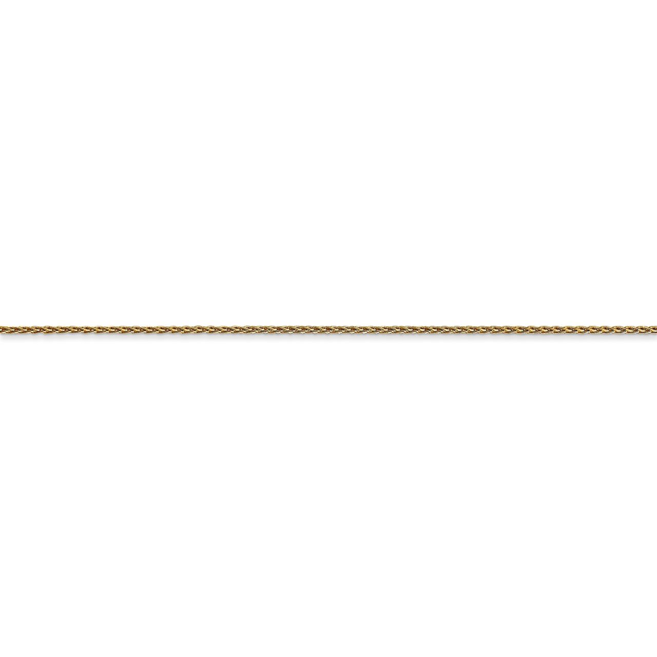 14k 1mm Parisian Wheat Chain-1