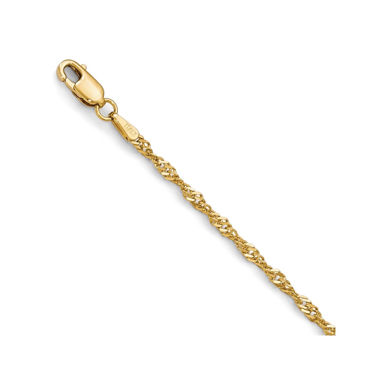 Leslie's 14K 1.9mm Singapore Chain