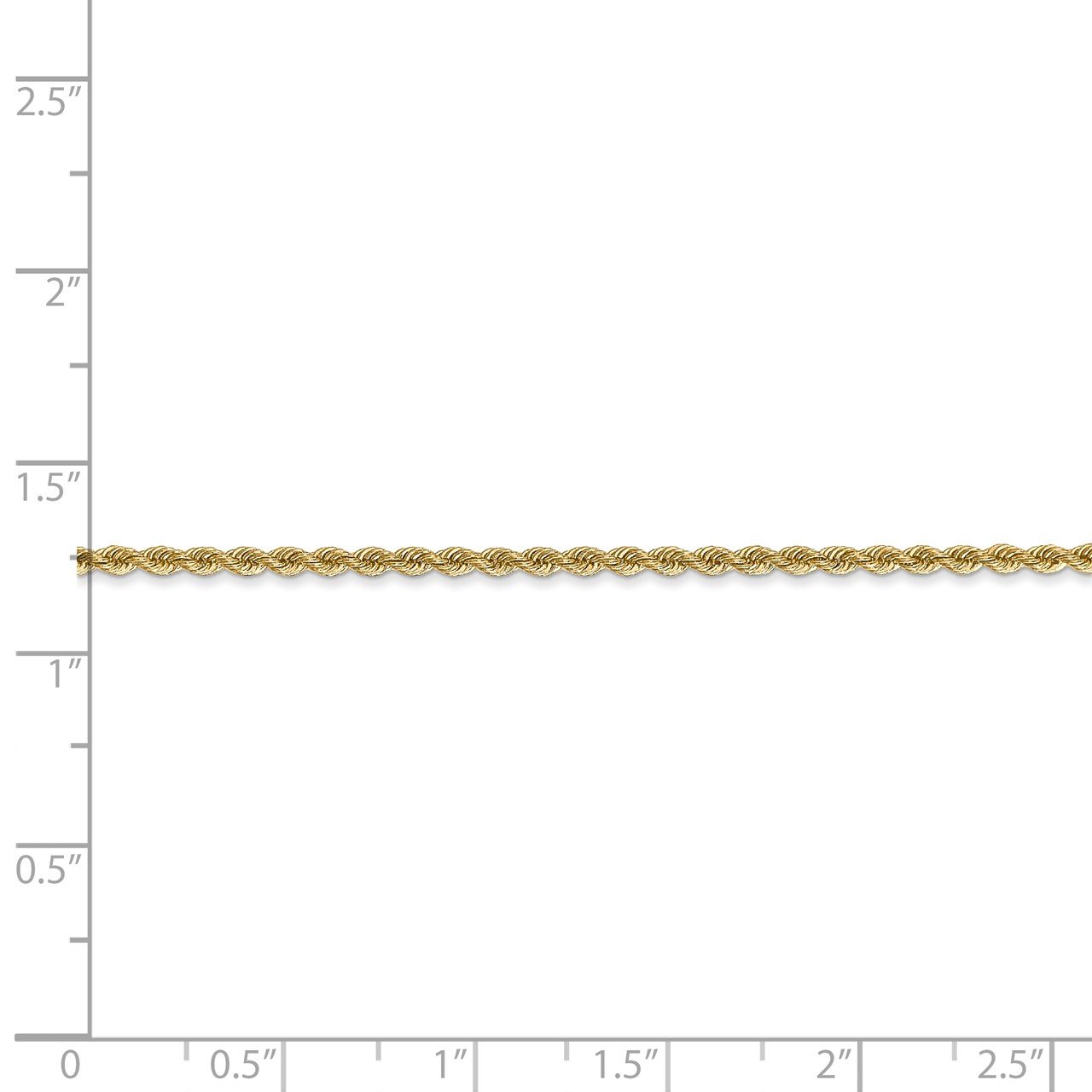 14k 2mm Regular Rope Chain-3