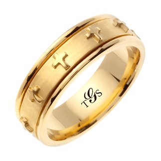 14K Yellow Gold Band