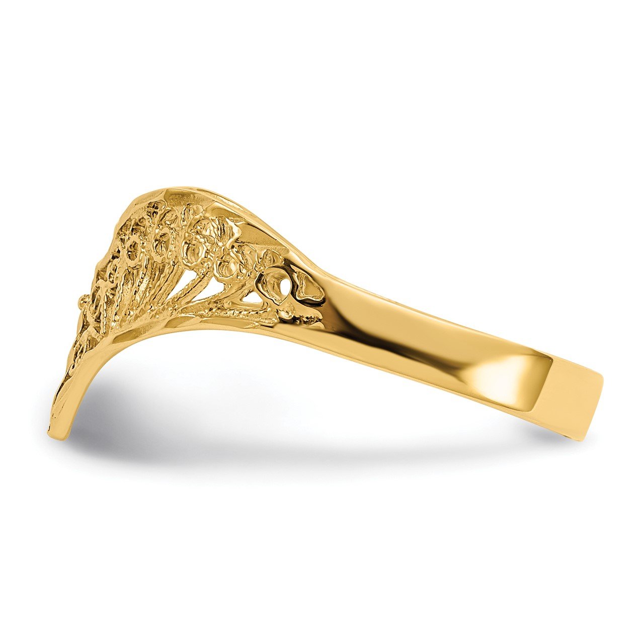 14k Diamond-Cut Filigree Ring-3