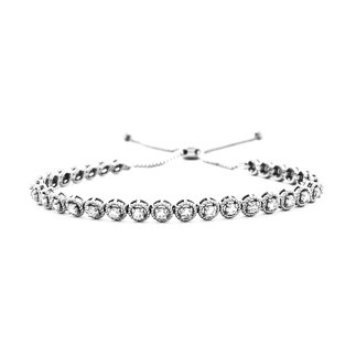 14K White Gold 1.00 Ct. Diamond Tennis Bracelet