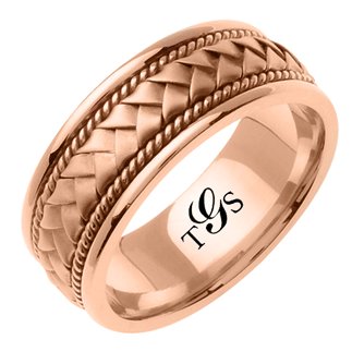 14K Rose Gold Band