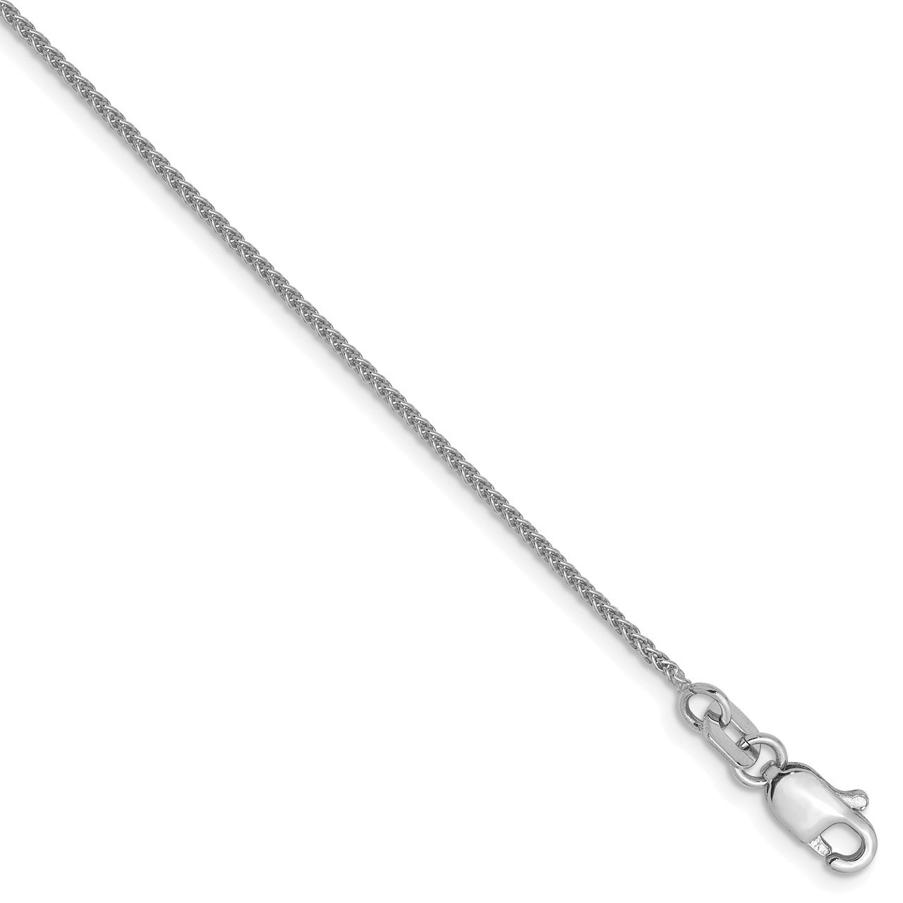 Leslie's 10K White Gold 1mm Wheat Chain