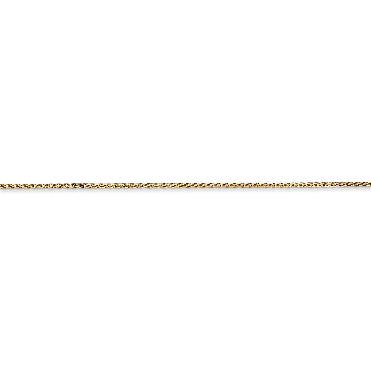 14k .8mm Parisian D/C Wheat Chain-1