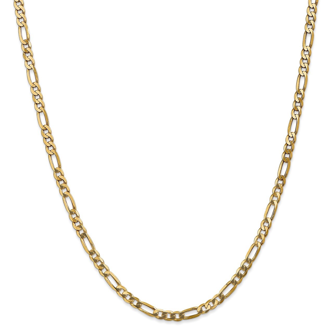 Leslie's 14K 4mm Flat Figaro Chain