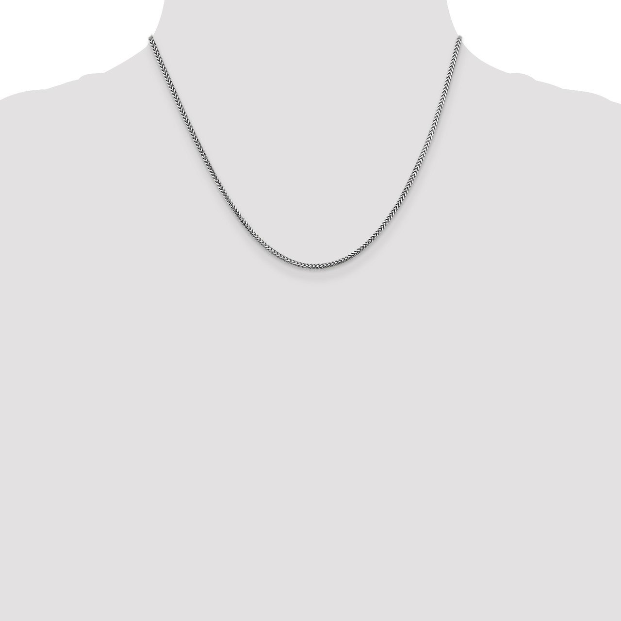 Leslie's 14K White Gold 1.5mm Franco Chain-1