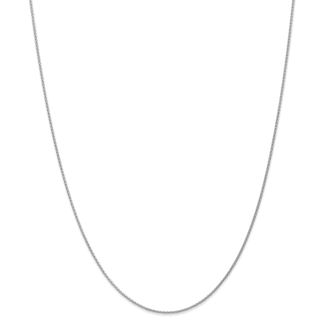14k WG 1.2mm Parisian Wheat Chain
