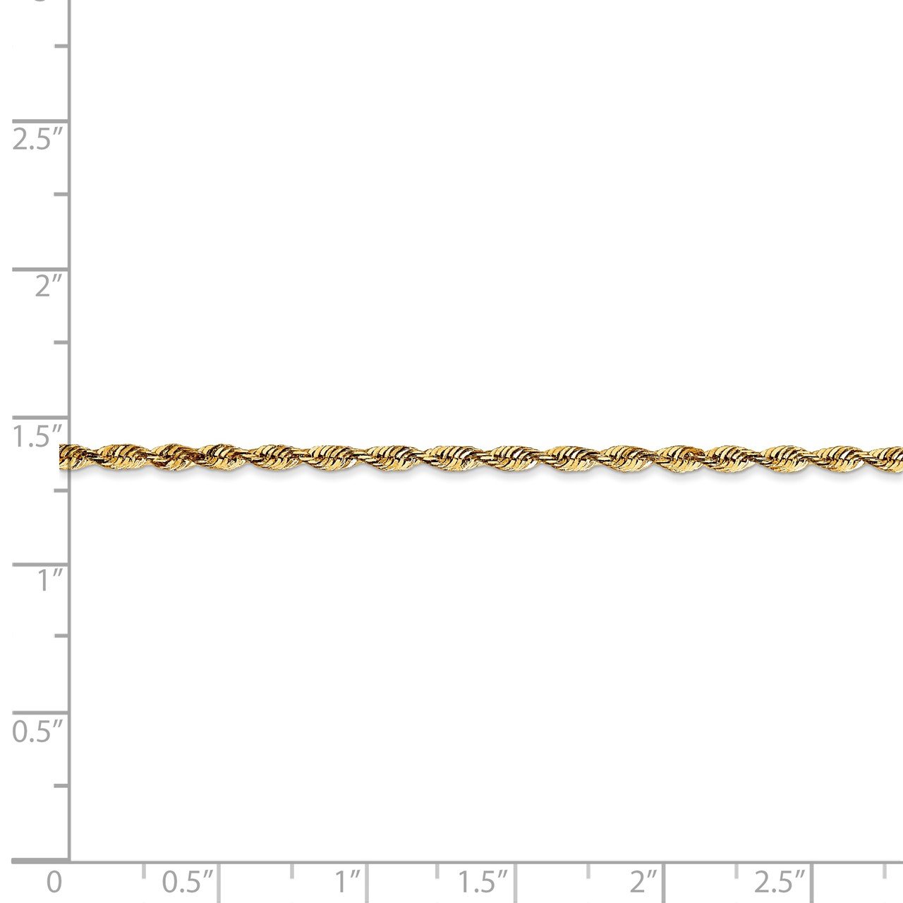 14k 2.25mm Extra-Light D/C Rope Chain-4