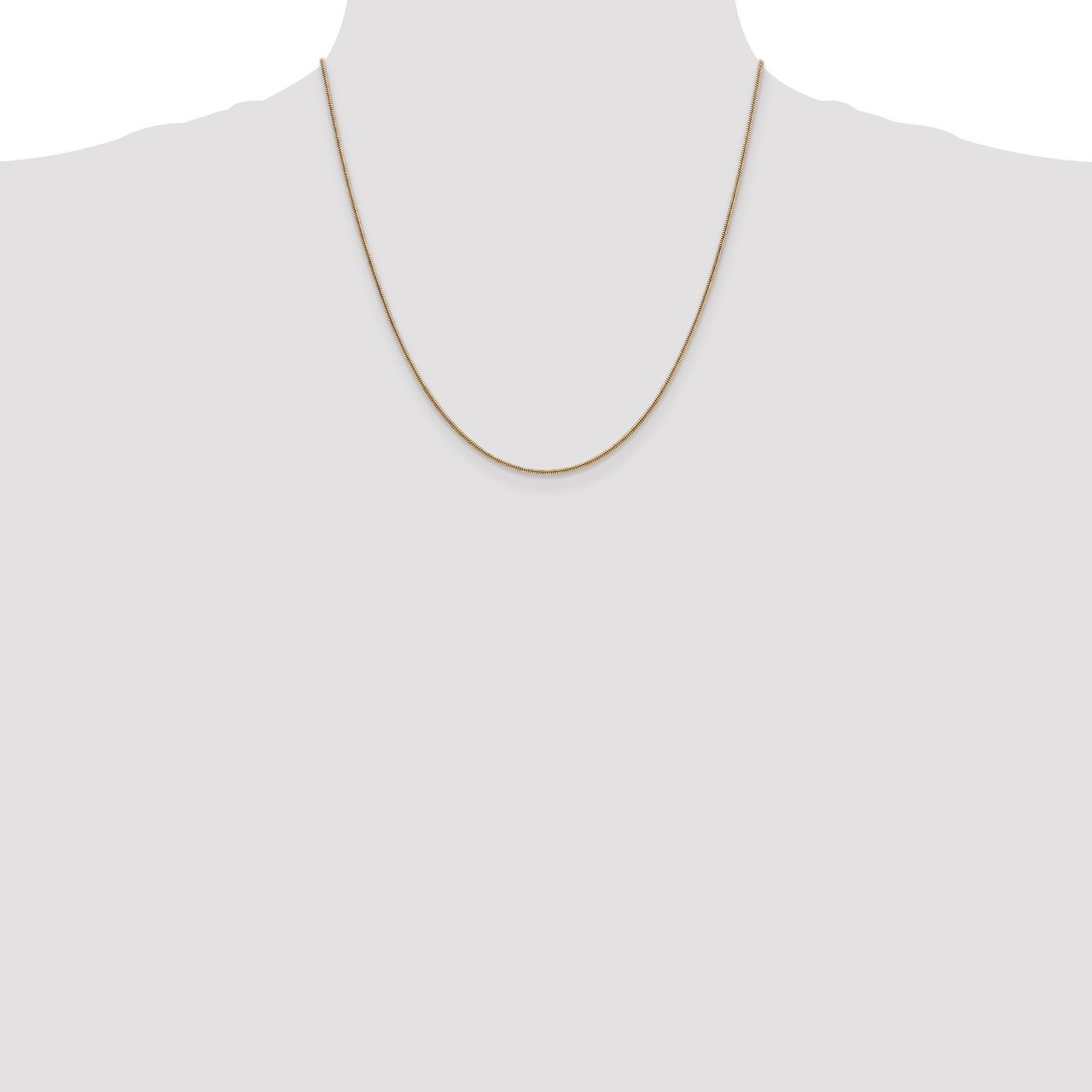 14k 1.4mm Round Snake Chain-1