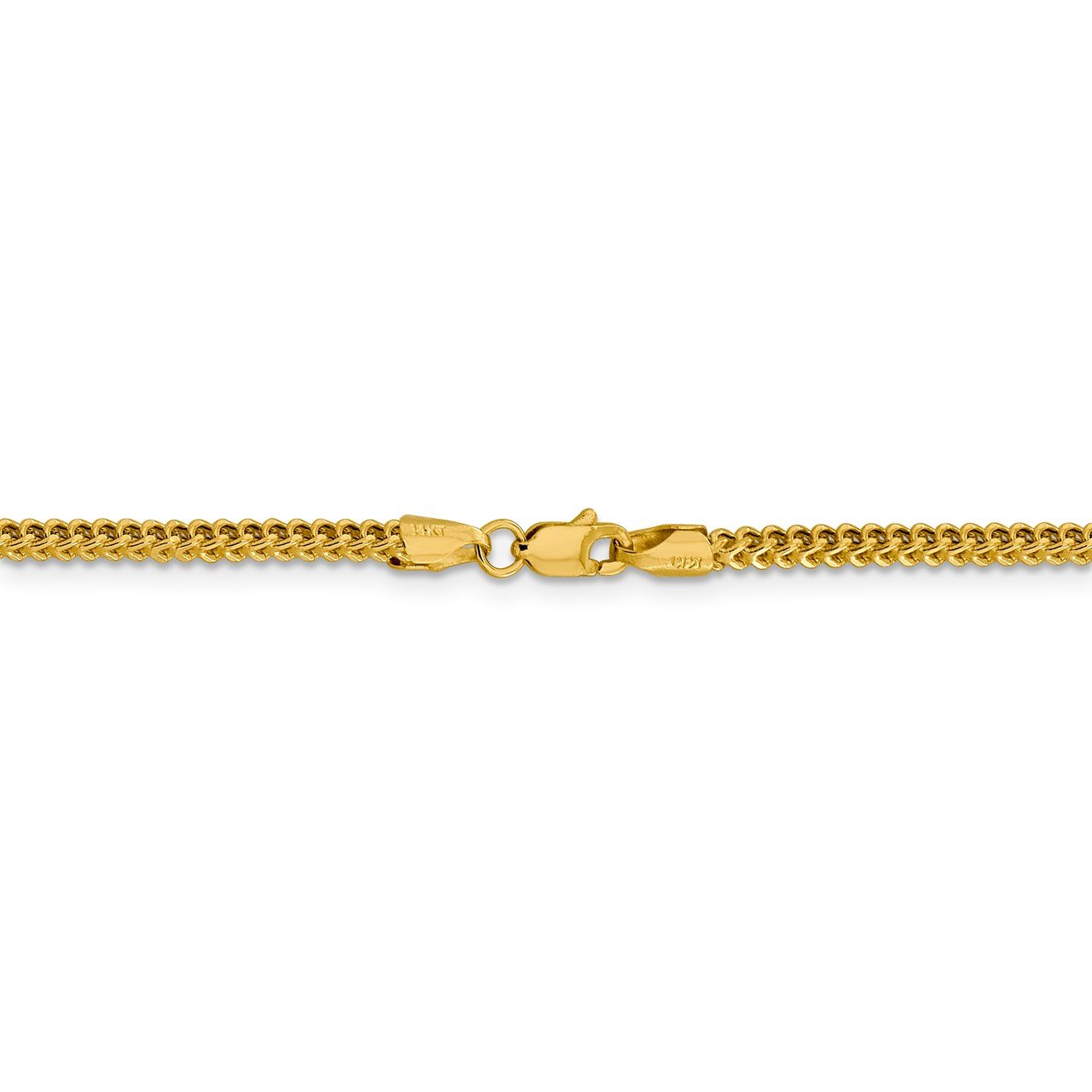 14k 2.2mm Semi-Solid Franco Chain-3