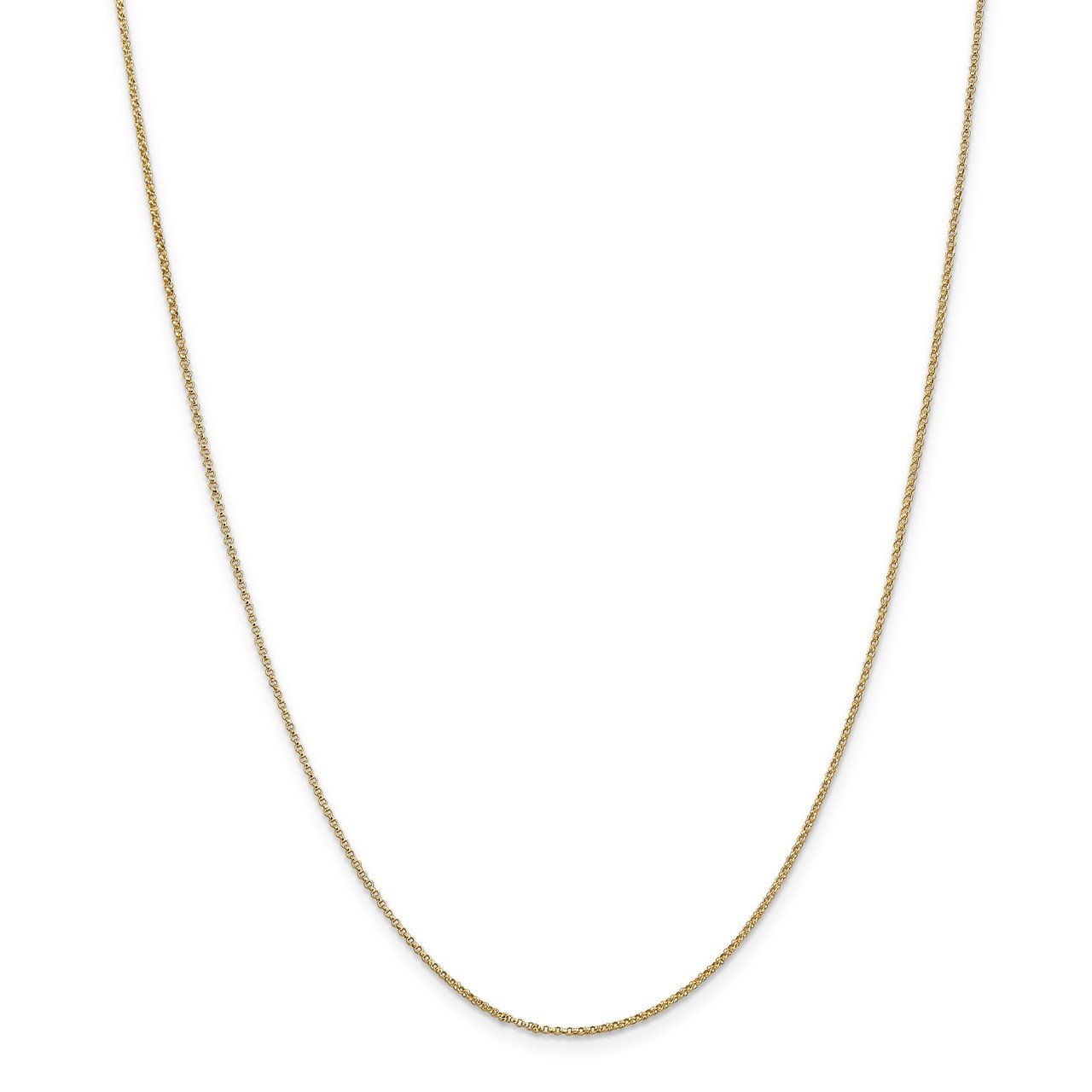 14k 1.15mm Rolo Pendant Chain