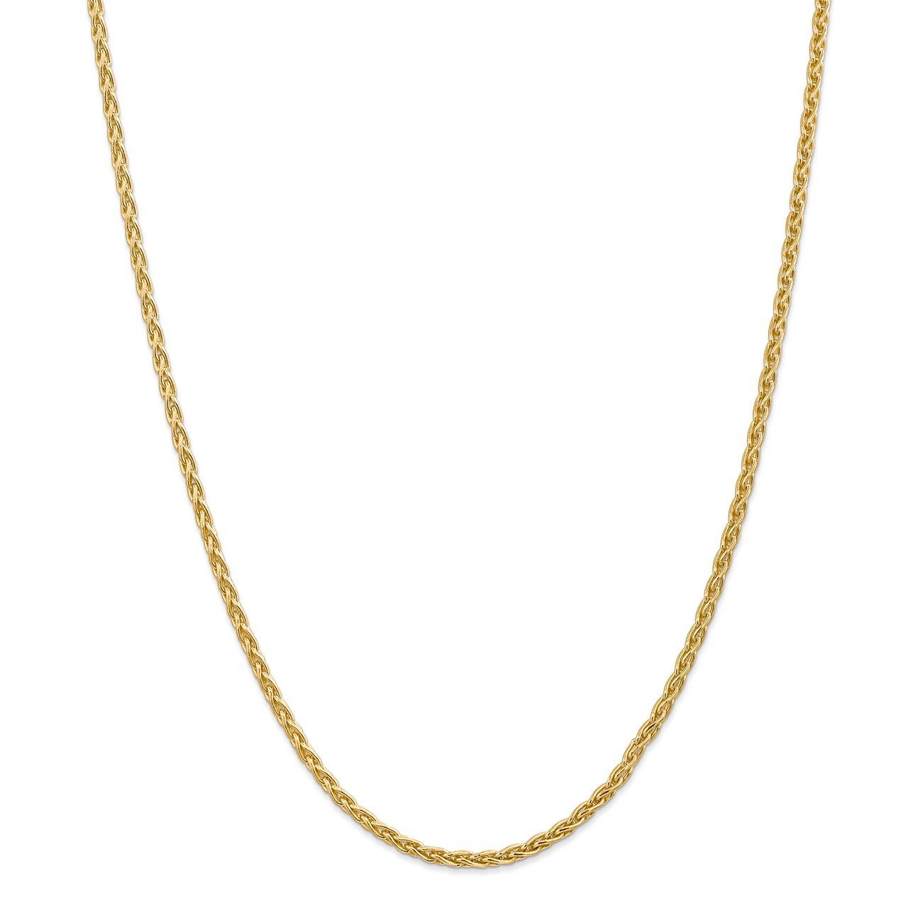 14k 3mm Parisian Wheat Chain