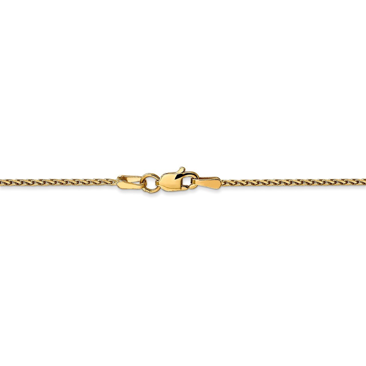 Leslie's 14K 1.3mm D/C Spiga (Wheat) Chain-3