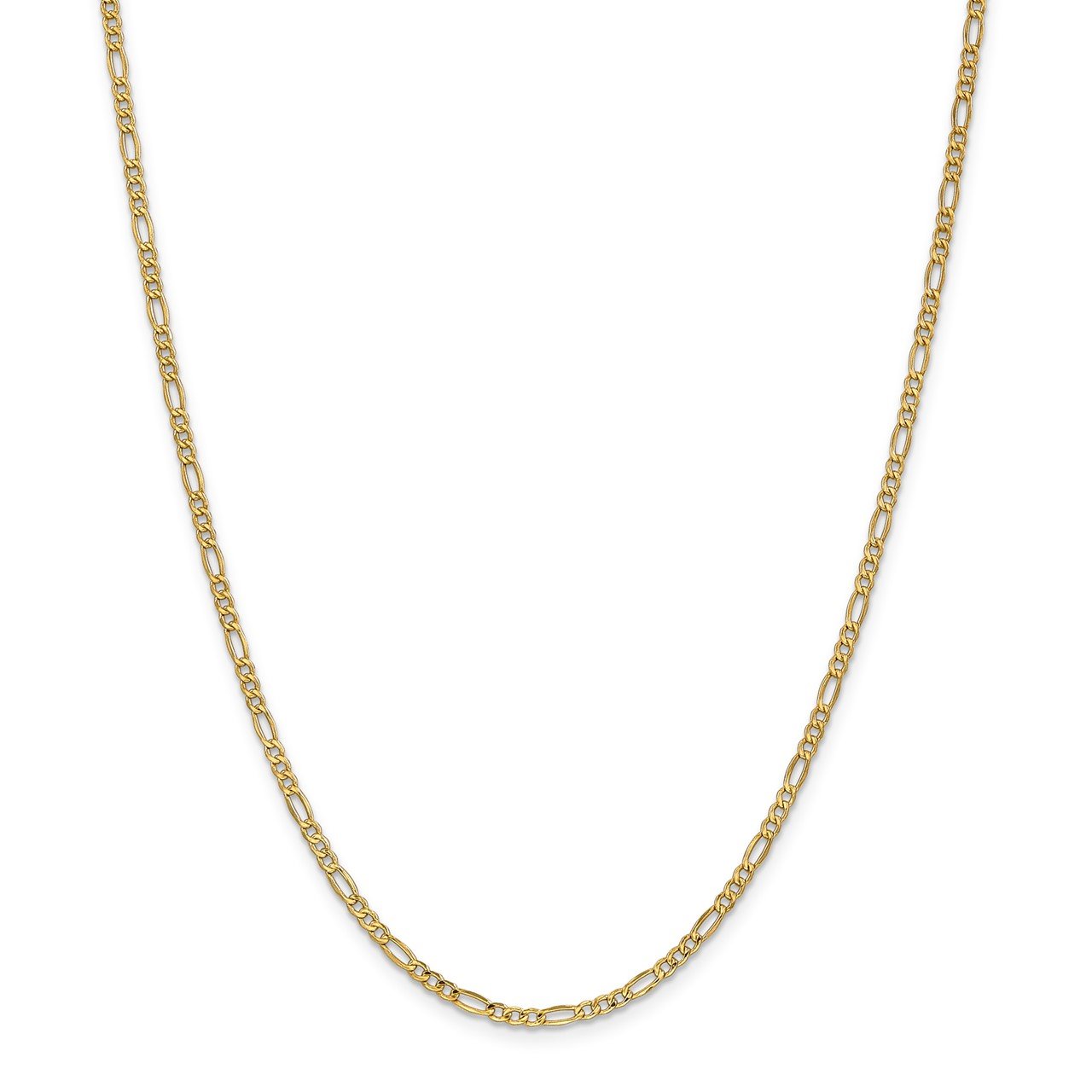 Leslie's 14K 2.5mm Figaro Chain