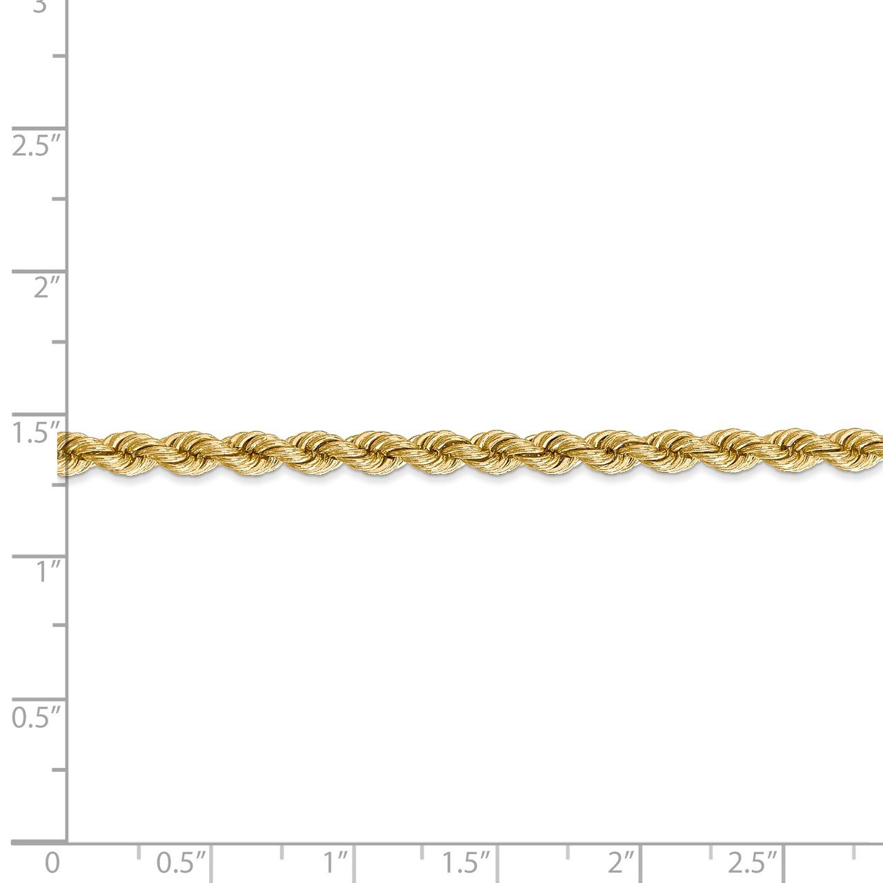 14k 4mm Regular Rope Chain-4