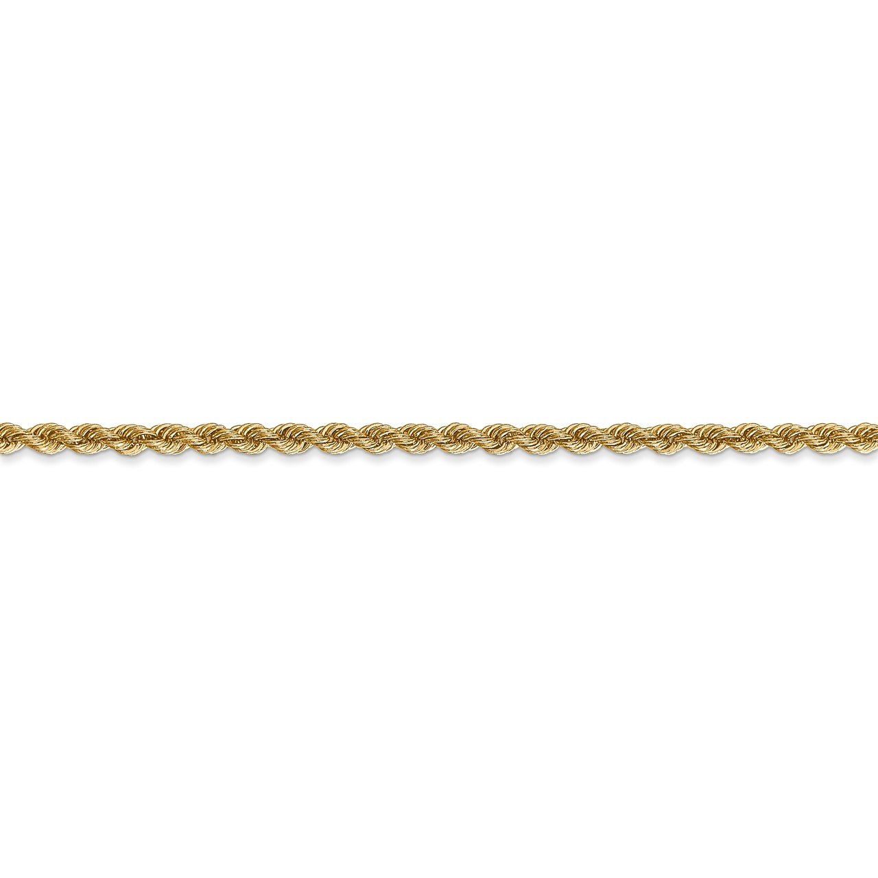 Leslie's 14K 2.5mm Solid Regular Rope Chain-2