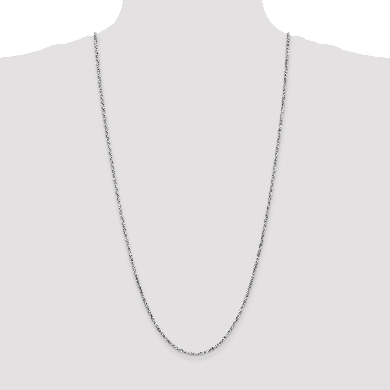 14k WG 2mm Spiga Chain-1