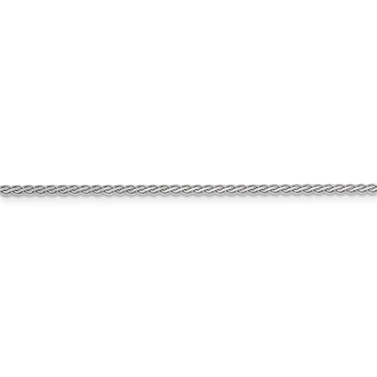 14k WG 1.8mm Flat Wheat Chain-2