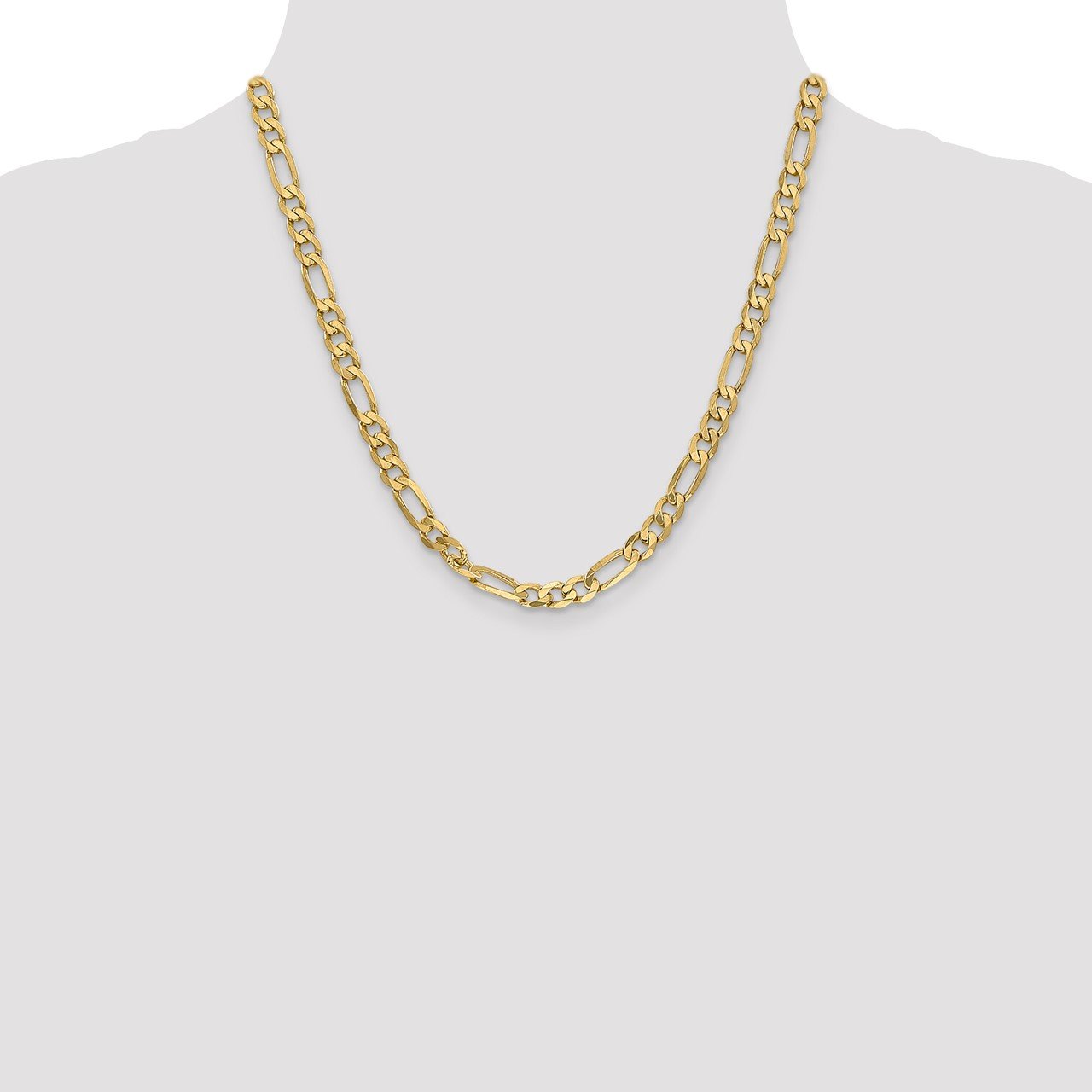 Leslie's 14K 6.25mm Flat Figaro Chain-1