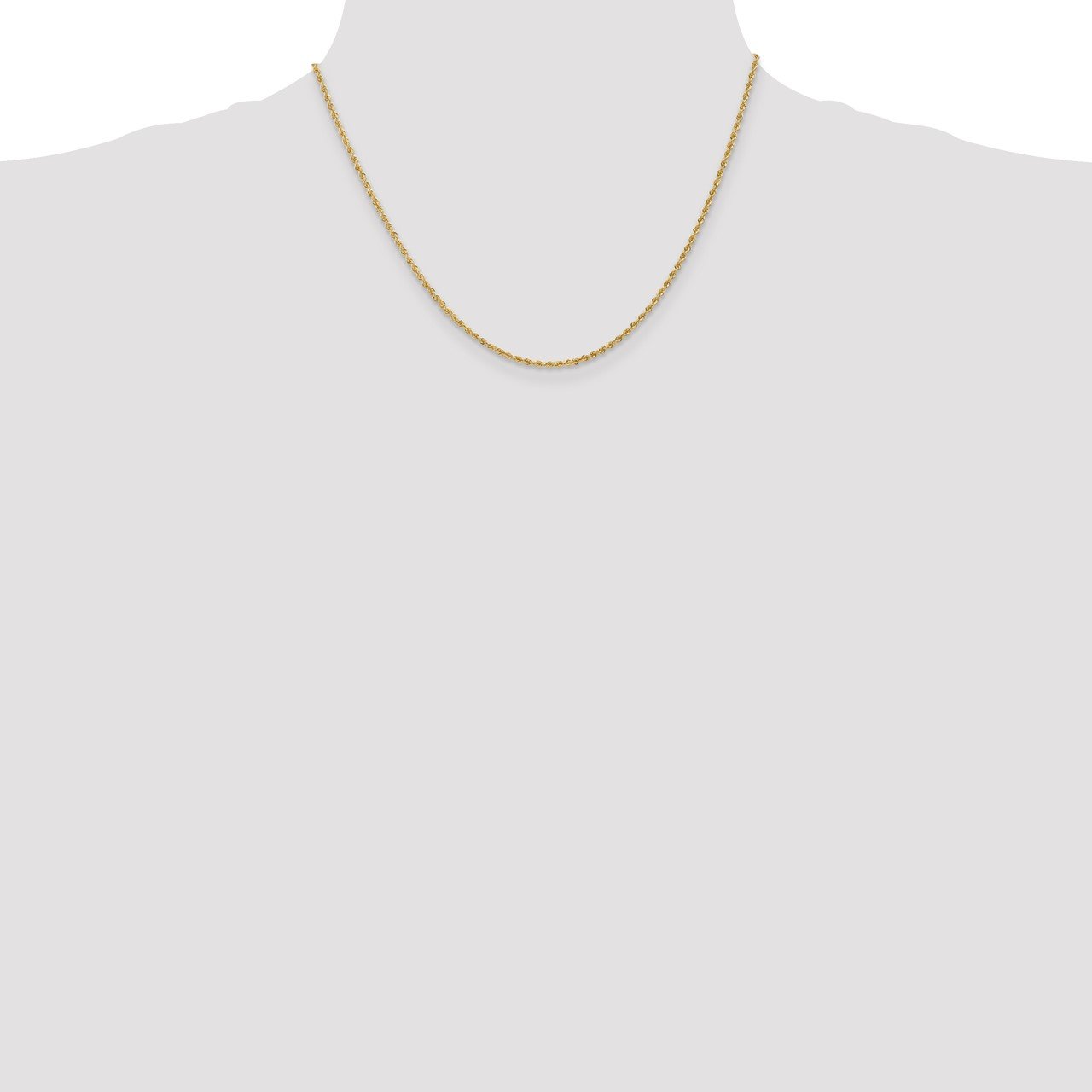 Leslie's 14K 1.8mm Solid Regular Rope Chain-1