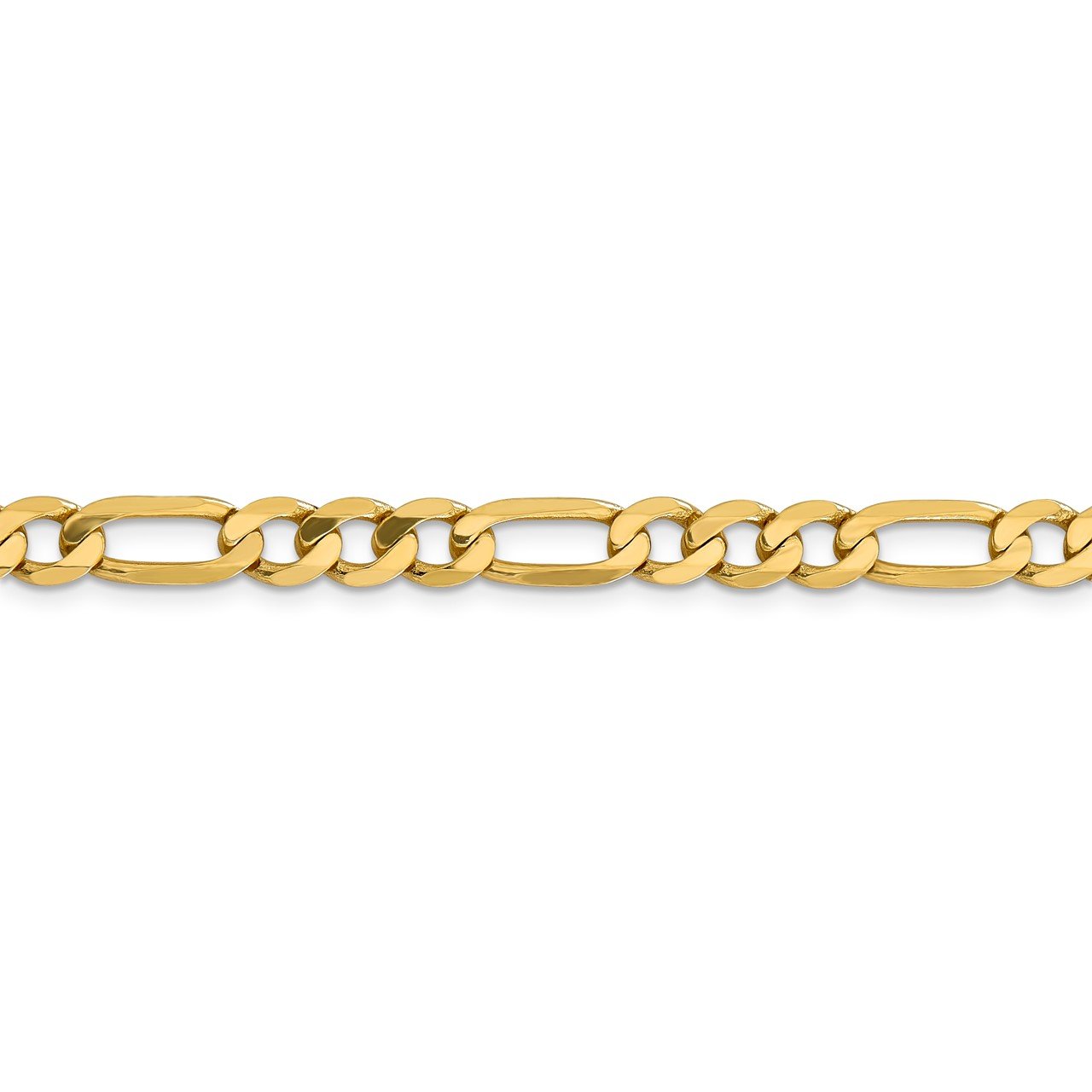 Leslie's 14K 6.25mm Flat Figaro Chain-2