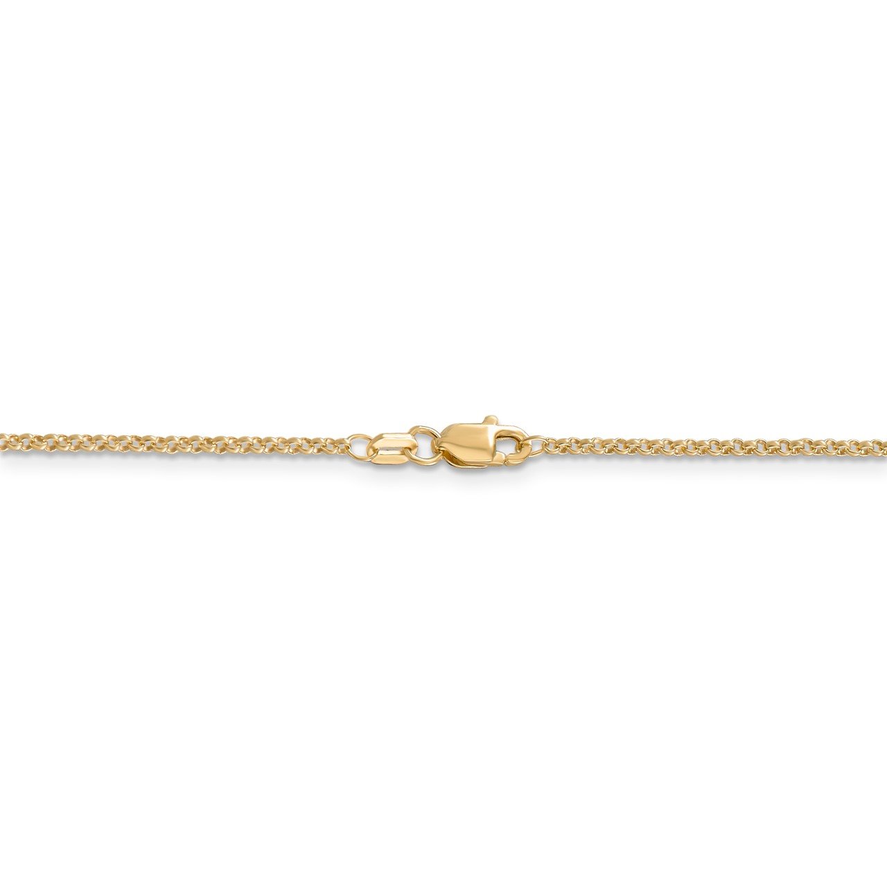 14k 1.55mm Rolo Pendant Chain-3