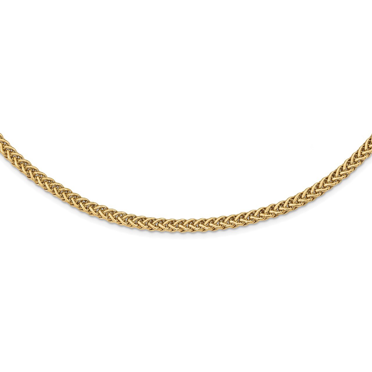 14k Polished Fancy Link Necklace