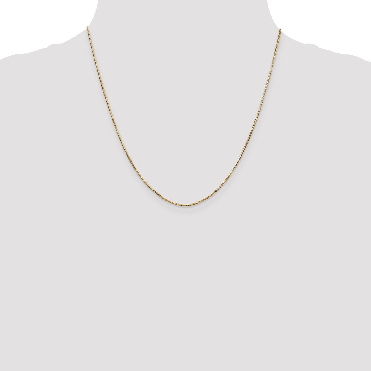 Leslie's 14K .9 mm D/C Octagonal Snake Chain-1