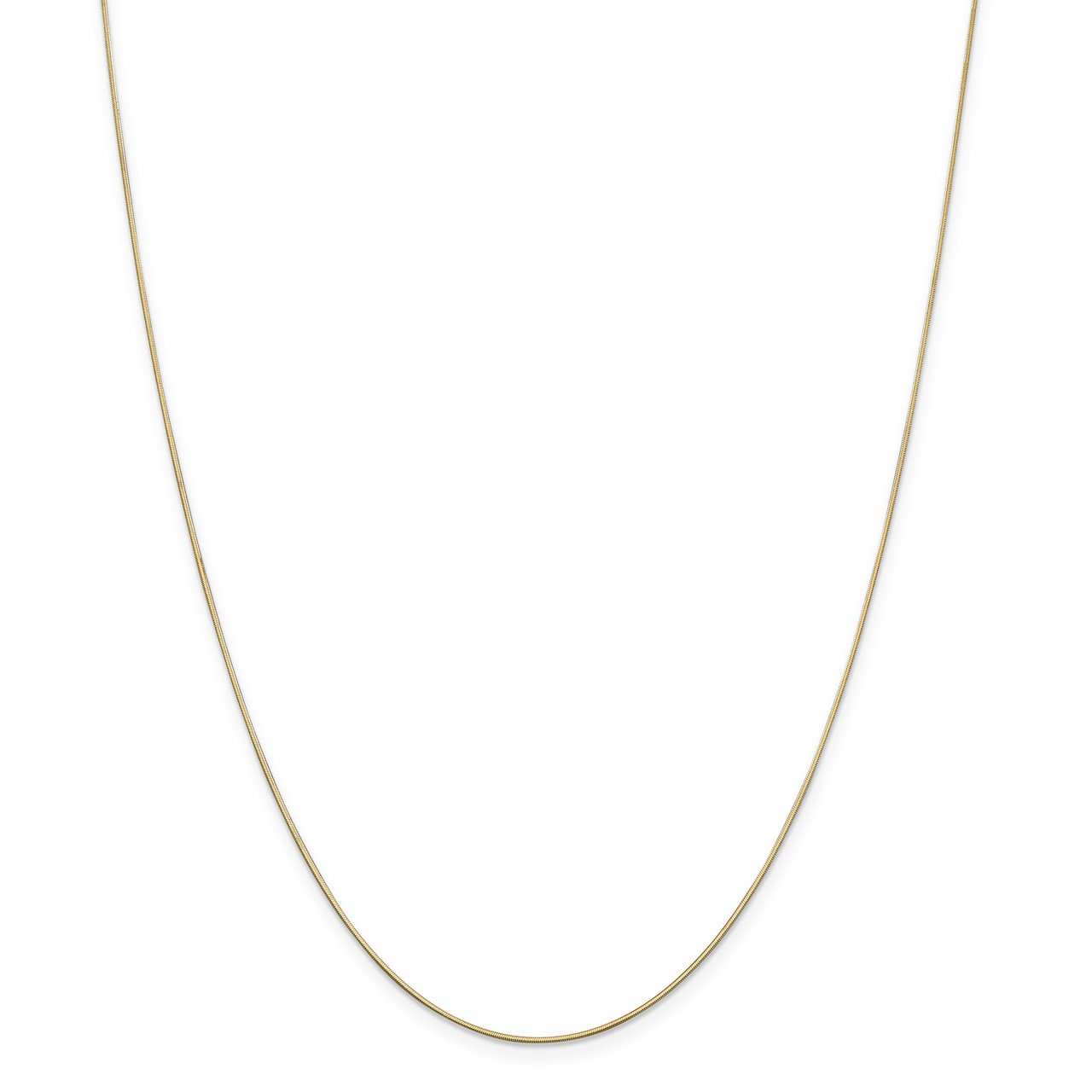 Leslie's 14K .8mm D/C Octagonal Snake Chain