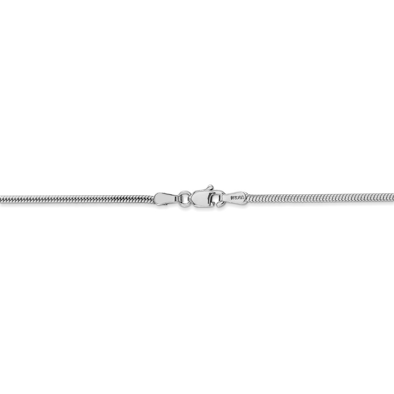 14k WG 1.6mm Round Snake Chain-3