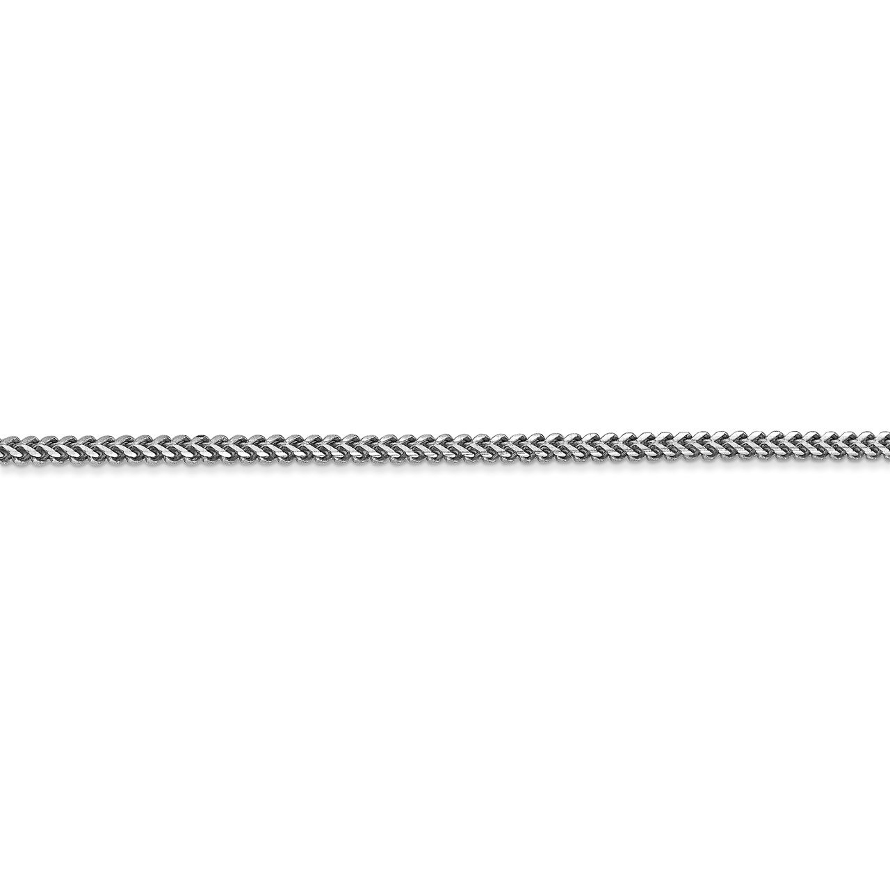 Leslie's 14K White Gold 1.5mm Franco Chain-2