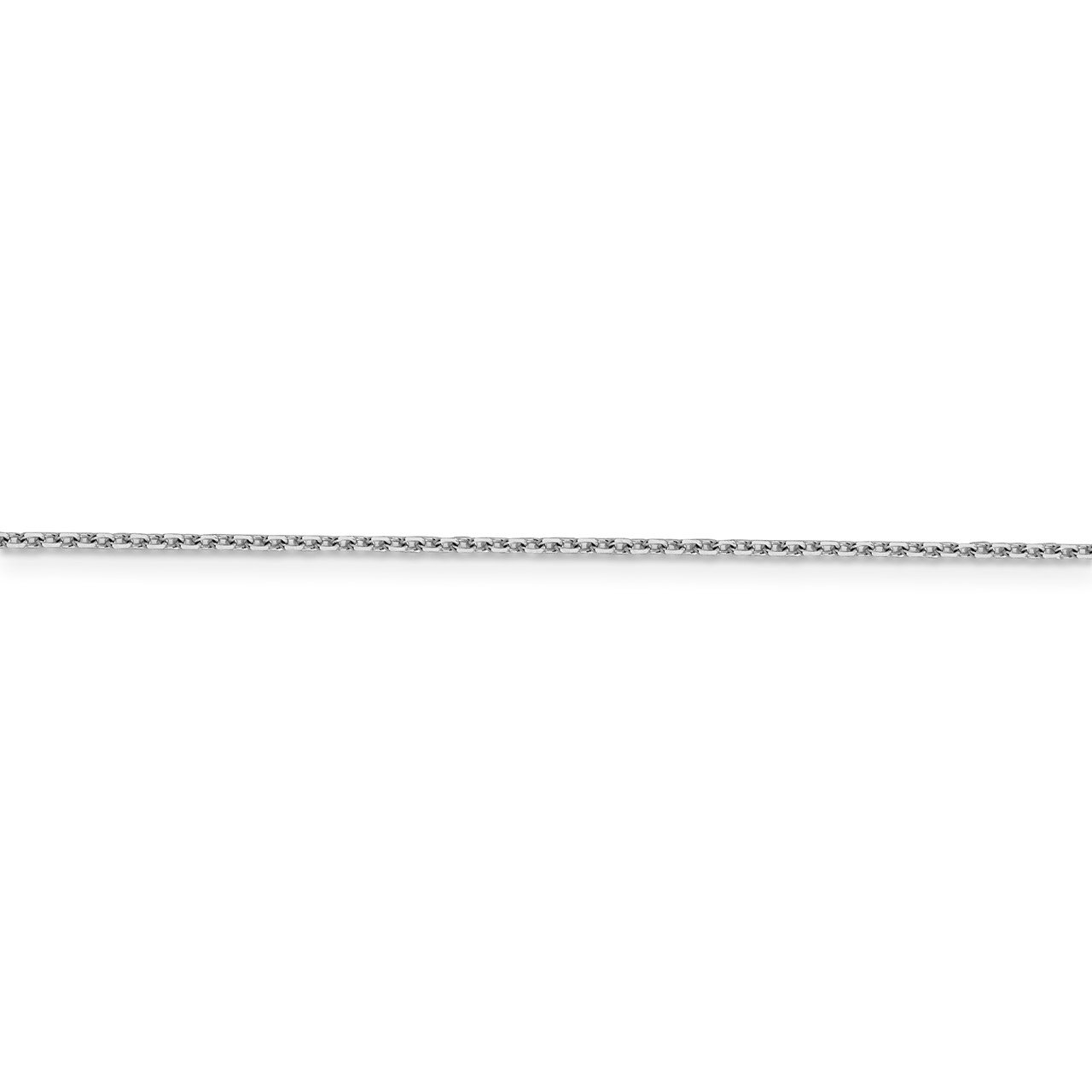 Leslie's 14K White Gold 1.25mm D/C Rolo Chain-2