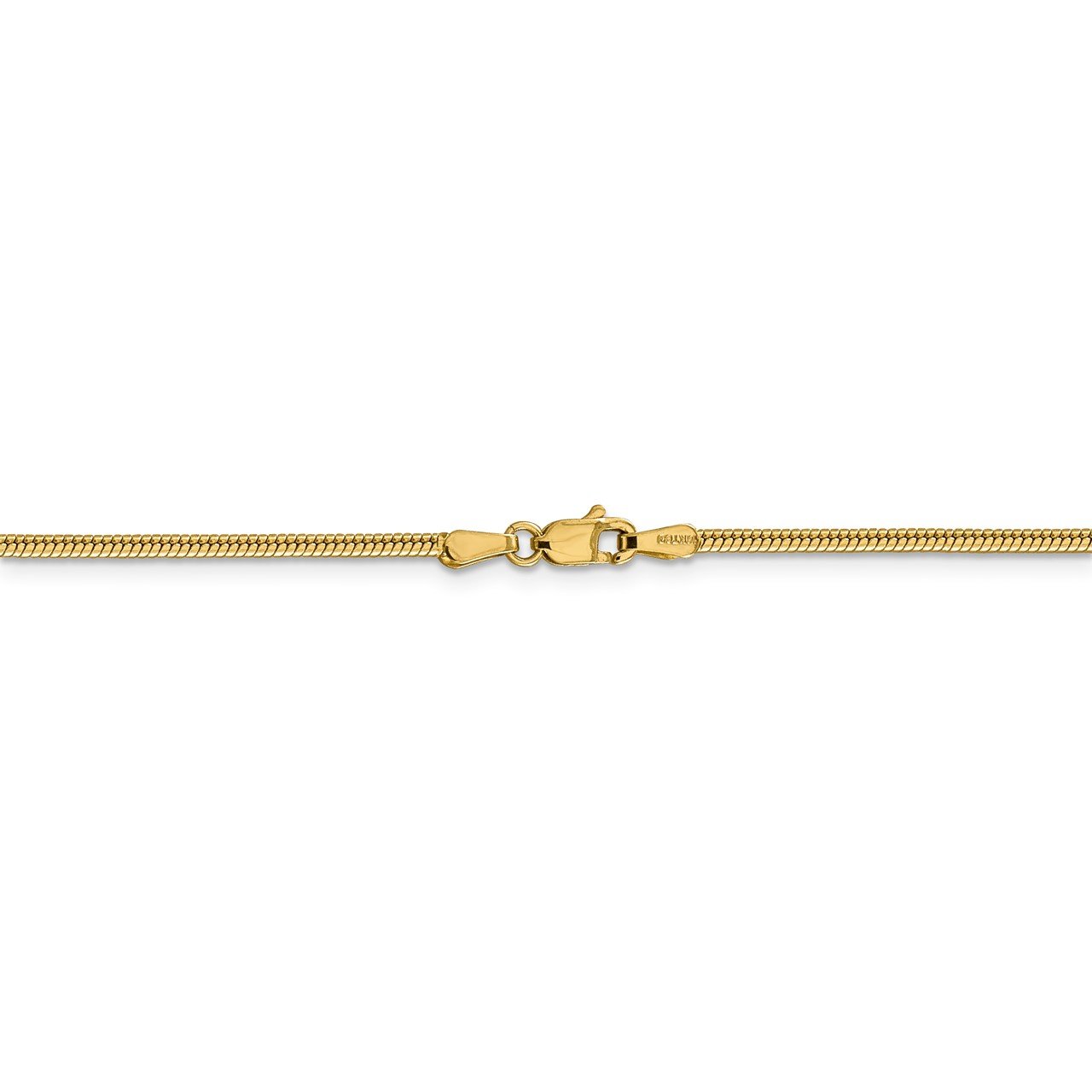 14k 1.85mm Round Snake Chain-3