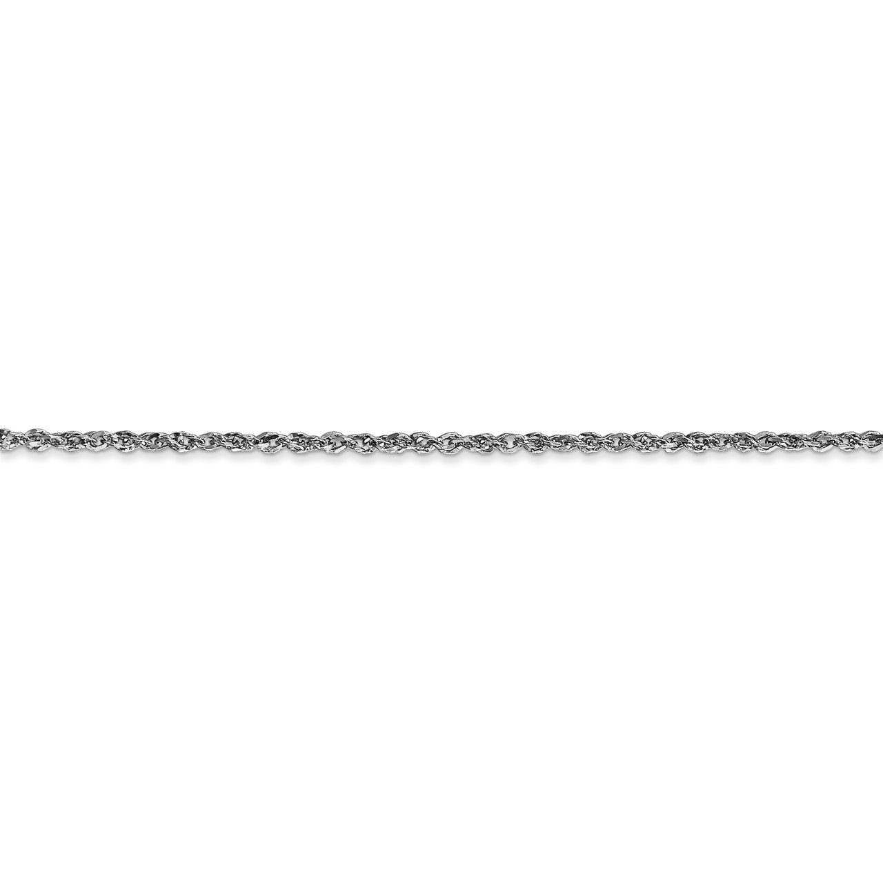 14K White Gold 1.7mm Ropa Chain-2