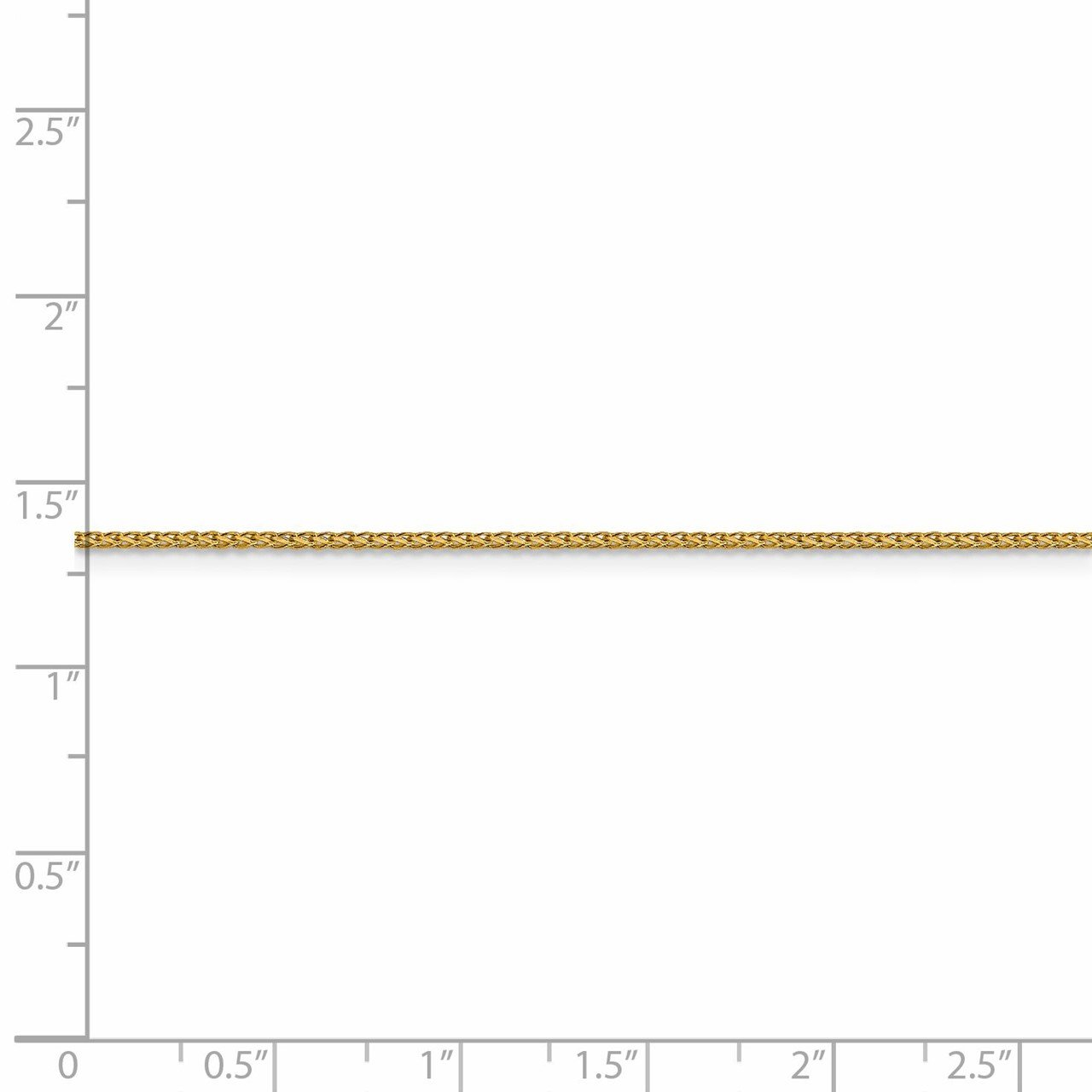 Leslie's 14K 1mm D/C Open Franco Chain-4
